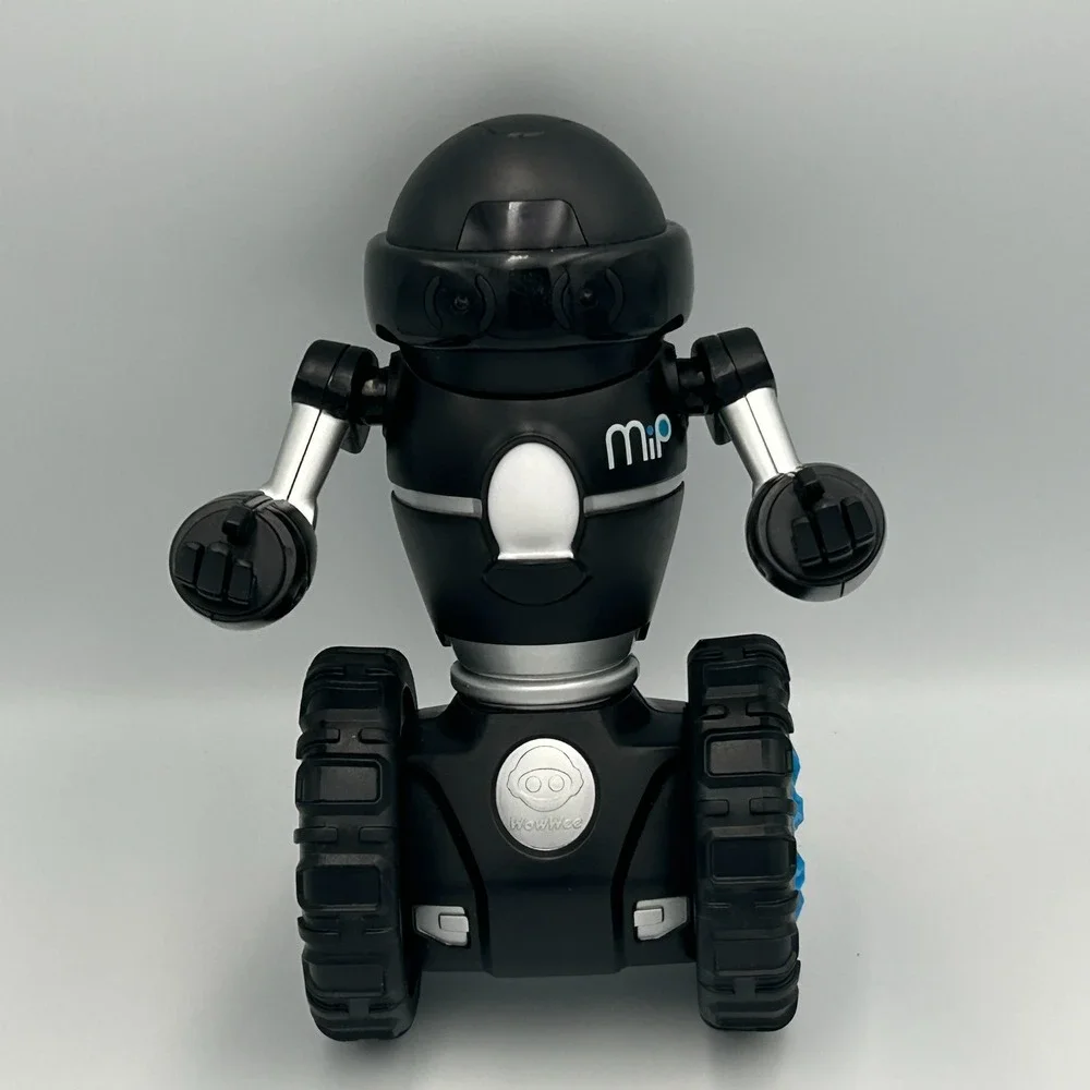 MIP WowWee Toy Coding Rolling Robot 0820 Black/Silver‎ Smart App -Works! 2013